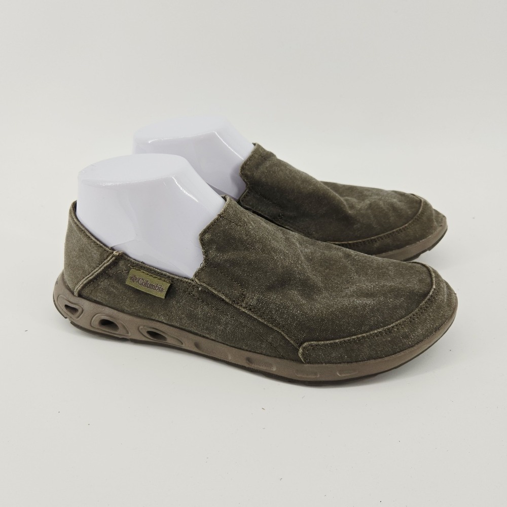 Columbia Bahama‎ Vent II Shoes Mens 8 Green Slip On Casual Comfort Lightweight
